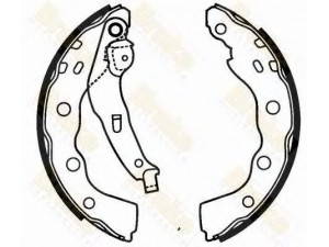 Brake ENGINEERING SH2565 stabdžių trinkelių komplektas 
 Techninės priežiūros dalys -> Papildomas remontas
MR249796, MR249797, MR249798, MR307762