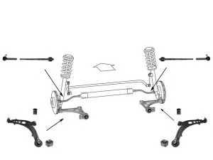 MEYLE WG0427800 vairavimo mechanizmas; rato pakaba 
 Vairavimas -> Prekių paieška pagal schemą