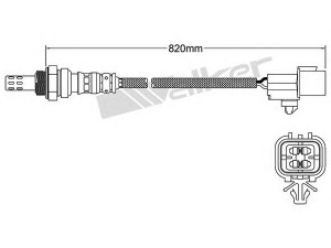WALKER PRODUCTS 250-24383 lambda jutiklis 
 Išmetimo sistema -> Lambda jutiklis
39210 33360, 39210 38420, 39210 39025