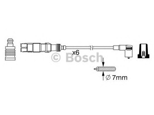 BOSCH 0 986 356 384 uždegimo laido komplektas 
 Kibirkšties / kaitinamasis uždegimas -> Uždegimo laidai/jungtys
021 905 409 F, 021 905 409 J, 021 905 409 N