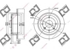 DJ PARTS BD1088 stabdžių diskas 
 Dviratė transporto priemonės -> Stabdžių sistema -> Stabdžių diskai / priedai
96549630