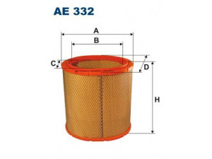 FILTRON AE332 oro filtras 
 Techninės priežiūros dalys -> Techninės priežiūros intervalai
MD603832, PC822, M301016