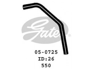 GATES 05-0725 radiatoriaus žarna
17852-63B00