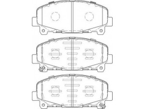 NECTO FD7460A stabdžių trinkelių rinkinys, diskinis stabdys 
 Techninės priežiūros dalys -> Papildomas remontas
45022TL0G50, 45022TL0G51