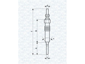 MAGNETI MARELLI 062900087304 kaitinimo žvakė 
 Kibirkšties / kaitinamasis uždegimas -> Kaitinimo kaištis
82 00 794 920, 8200794920, 18550-80KA0-000