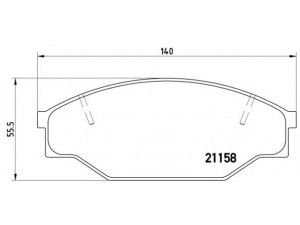 BREMBO P 83 013 stabdžių trinkelių rinkinys, diskinis stabdys 
 Techninės priežiūros dalys -> Papildomas remontas
0446526060, 0446526080, 0446526100