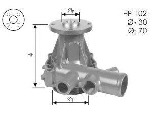 PROTECHNIC PRW0819 vandens siurblys 
 Aušinimo sistema -> Vandens siurblys/tarpiklis -> Vandens siurblys
162060702401, 162060702402, 60533508