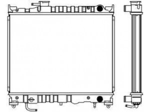 SAKURA  Automotive 1431-0303 radiatorius, variklio aušinimas