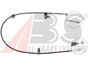 A.B.S. K19317 trosas, stovėjimo stabdys 
 Stabdžių sistema -> Valdymo svirtys/trosai
46430-12400