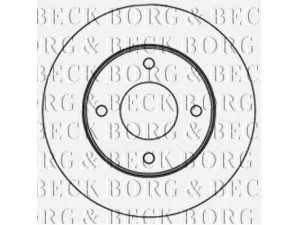 BORG & BECK BBD5180 stabdžių diskas 
 Dviratė transporto priemonės -> Stabdžių sistema -> Stabdžių diskai / priedai
4605A180, 4544210312