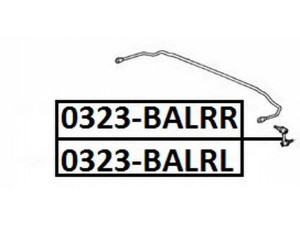 ASVA 0323-BALRR šarnyro stabilizatorius 
 Ašies montavimas/vairavimo mechanizmas/ratai -> Stabilizatorius/fiksatoriai -> Savaime išsilyginanti atrama
52320-S04-003