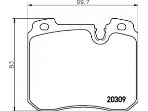 HELLA PAGID 8DB 355 008-071 stabdžių trinkelių rinkinys, diskinis stabdys 
 Techninės priežiūros dalys -> Papildomas remontas
34111160195, 34111160708, 34111160710