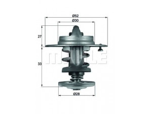 MAHLE ORIGINAL TX 80 83 termostatas, aušinimo skystis 
 Aušinimo sistema -> Termostatas/tarpiklis -> Thermostat
MD 071 347, MD 071349, 90916-03061