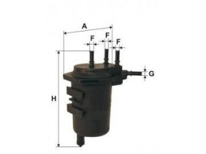 UNIFLUX FILTERS XN135S kuro filtras 
 Techninės priežiūros dalys -> Papildomas remontas
77 01 061 576, 77 01 063 611, 82 00 151 379