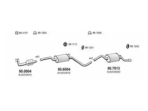 ASSO ART2262 išmetimo sistema 
 Išmetimo sistema -> Išmetimo sistema, visa