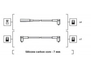MAGNETI MARELLI 941318111233 uždegimo laido komplektas 
 Kibirkšties / kaitinamasis uždegimas -> Uždegimo laidai/jungtys