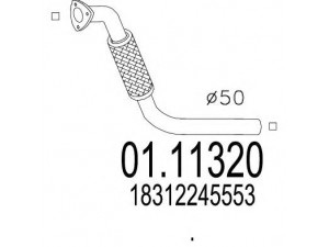 MTS 01.11320 išleidimo kolektorius 
 Išmetimo sistema -> Išmetimo vamzdžiai
18312245553