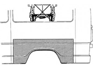 VAN WEZEL 3070147 šoninis skydas 
 Kėbulas -> Kuro bakas/dalys