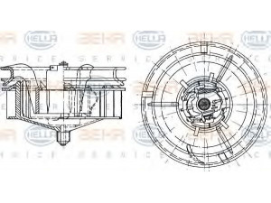 HELLA 8EW 351 104-721 vidaus pūtiklis
1 575 576, G 178 810 130 020, AL 58 527