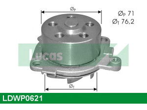 LUCAS ENGINE DRIVE LDWP0621 vandens siurblys 
 Aušinimo sistema -> Vandens siurblys/tarpiklis -> Vandens siurblys
0060586222, 464410551, 60586222