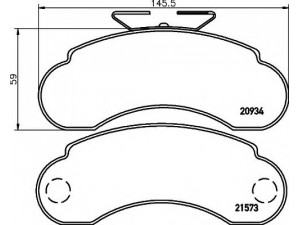 HELLA 8DB 355 019-101 stabdžių trinkelių rinkinys, diskinis stabdys 
 Techninės priežiūros dalys -> Papildomas remontas
6014217720, 6314200020, 6314200120