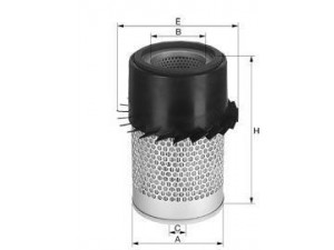 UNIFLUX FILTERS XA1417K oro filtras 
 Techninės priežiūros dalys -> Techninės priežiūros intervalai
1629MAK, 492596, MAK 1629, MAK1629