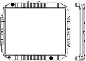 SAKURA  Automotive 1241-0210 radiatorius, variklio aušinimas