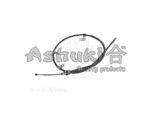 ASHUKI HRK12960 trosas, stovėjimo stabdys 
 Stabdžių sistema -> Valdymo svirtys/trosai
47510-ST3-E11, 47510-ST3-E50, 47510-ST3-E51