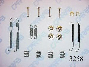 CARRAB BRAKE PARTS 3258 priedų komplektas, stabdžių trinkelės 
 Stabdžių sistema -> Būgninis stabdys -> Dalys/priedai