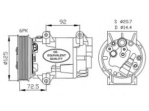 NRF 32208 kompresorius, oro kondicionierius 
 Oro kondicionavimas -> Kompresorius/dalys
2763000Q1E, 2763000Q2M, 92600BN701