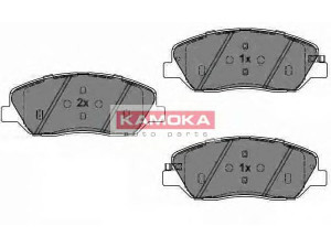 KAMOKA JQ1018222 stabdžių trinkelių rinkinys, diskinis stabdys 
 Techninės priežiūros dalys -> Papildomas remontas
58101-2BA10