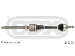 CDX 210398 kardaninis velenas 
 Ratų pavara -> Kardaninis velenas
3273EK