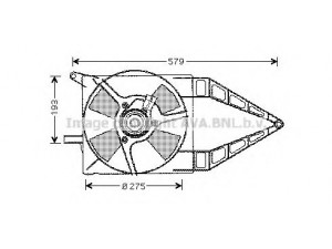 AVA QUALITY COOLING OL7503 ventiliatorius, radiatoriaus 
 Aušinimo sistema -> Oro aušinimas
1314518, 1341253, 1341258, 1341307