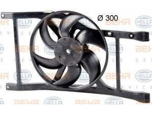 HELLA 8EW 351 042-581 ventiliatorius, radiatoriaus 
 Aušinimo sistema -> Oro aušinimas
51799360, 51879492
