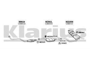 KLARIUS 600309U išmetimo sistema