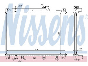 NISSENS 64194A radiatorius, variklio aušinimas 
 Aušinimo sistema -> Radiatorius/alyvos aušintuvas -> Radiatorius/dalys
17700-52D10, 17700-52D11
