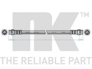 NK 851524 stabdžių žarnelė 
 Stabdžių sistema -> Stabdžių žarnelės
34306762838, 34306789433, 34306798523