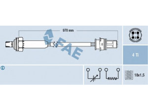 FAE 77354 lambda jutiklis 
 Elektros įranga -> Jutikliai
11 78 1 748 762