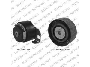 DELPHI KDB194 paskirstymo diržo komplektas 
 Techninės priežiūros dalys -> Papildomas remontas
7701469821