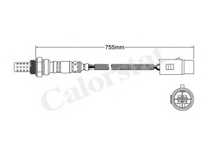 CALORSTAT by Vernet LS140250 lambda jutiklis 
 Variklis -> Variklio elektra
3940481, MD136308, MD136309, MD136310