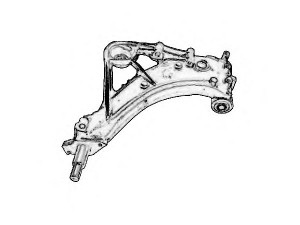 OCAP 0392334 pakabos skersinė sąvarža 
 Ašies montavimas/vairavimo mechanizmas/ratai -> Valdymo rankenėlės statramstis
7736514