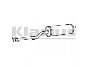 KLARIUS 240468 vidurinis duslintuvas 
 Išmetimo sistema -> Duslintuvas
5852388, 852971, 91147334, 93181208