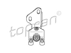 TOPRAN 111 471 ritinėlio kreiptuvas, atstumiamos durys 
 Kėbulas -> Keleivių kabina -> Durys/dalys
901 760 10 47, 2D1 843 436A, 2D1 843 436B