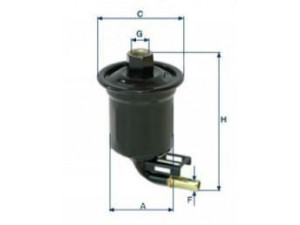 UNIFLUX FILTERS XB262 kuro filtras 
 Techninės priežiūros dalys -> Papildomas remontas
23300-20040, 23300-20070, 23300-20090