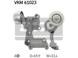 SKF VKM 61023 įtempiklio skriemulys, V formos rumbuotas diržas 
 Diržinė pavara -> V formos rumbuotas diržas/komplektas -> Įtempiklio skriemulys
16620-31040, 16620-31040