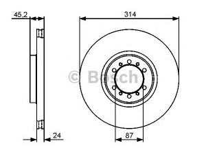 BOSCH 0 986 479 469 stabdžių diskas 
 Stabdžių sistema -> Diskinis stabdys -> Stabdžių diskas
MB699716