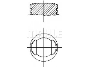 MAHLE ORIGINAL S51130 stūmoklis
