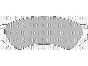 BORG & BECK BBP1272 stabdžių trinkelių rinkinys, diskinis stabdys 
 Techninės priežiūros dalys -> Papildomas remontas
41060-F1326, 4106045E86, 4106051E85