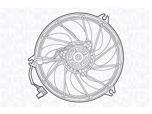 MAGNETI MARELLI 069422549010 ventiliatorius, radiatoriaus
1253C9, 125487