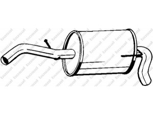 BOSAL 233-607 galinis duslintuvas 
 Išmetimo sistema -> Duslintuvas
6X0.253.609A, JZW.253.609AD, 6X0 253 609 A